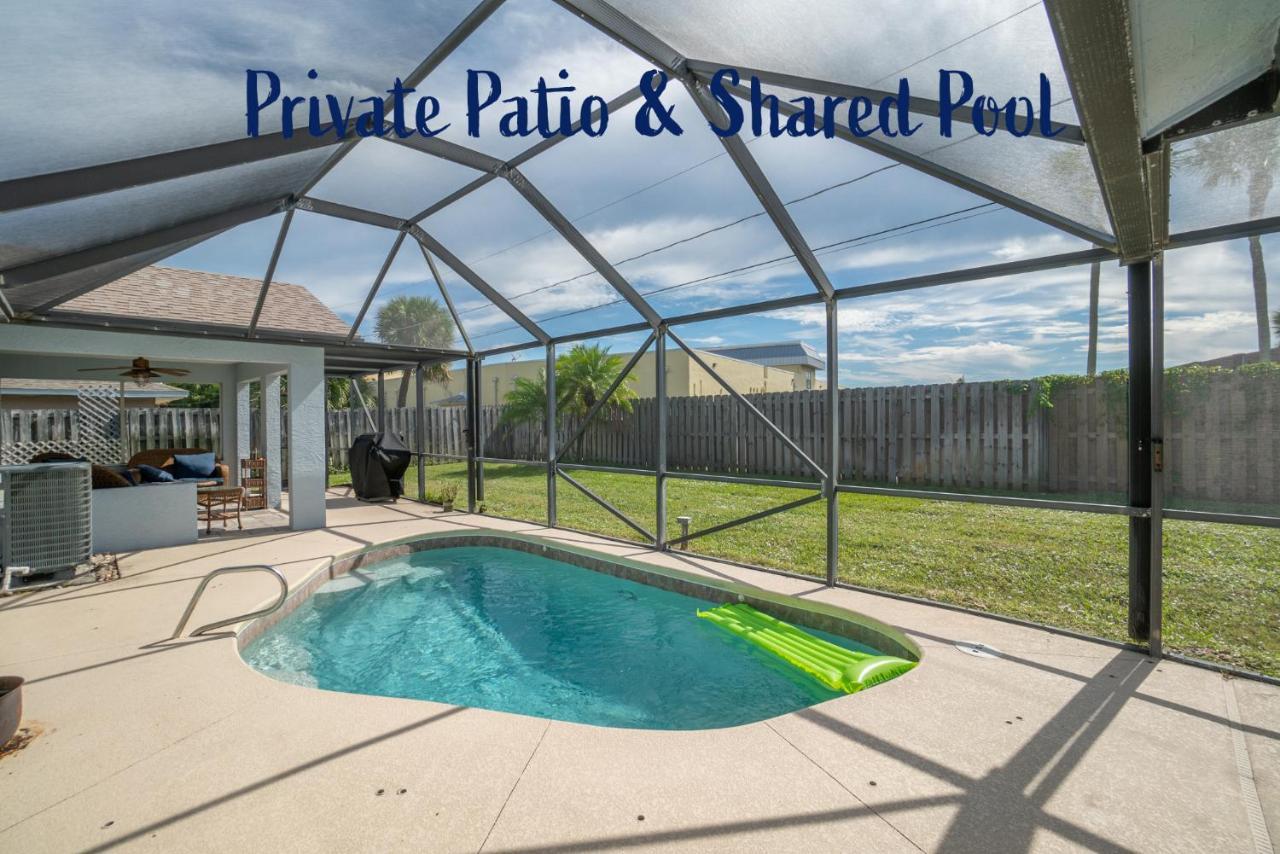 Serene Seaside Retreat - Dog Friendly - 2Br Townhouse With Shared Heated Pool Steps To Paradise Beach! Melbourne Esterno foto